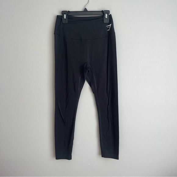 Gymshark Black 7/8 High-Waisted Leggings - Picture 2 of 3